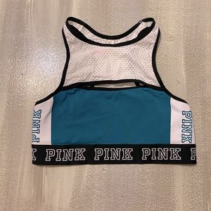 Pink Victoria’s Secret Sports Bra Crop Top